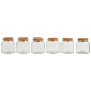 Tromso- 6 Pack Storage Jars- Small- 120ml