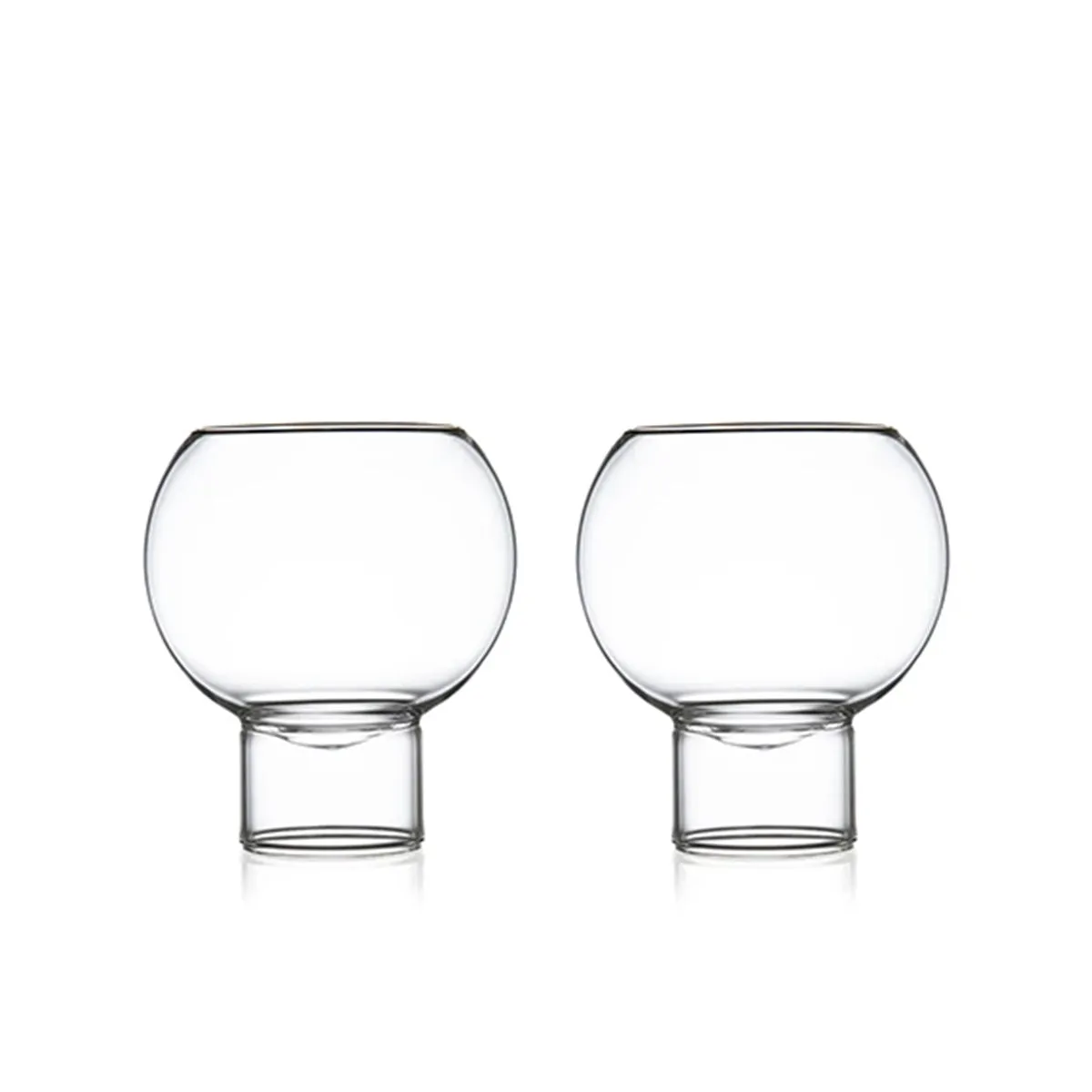 Tulip Low Small Glasses (Set of 2)