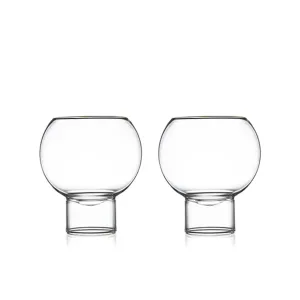 Tulip Low Small Glasses (Set of 2)