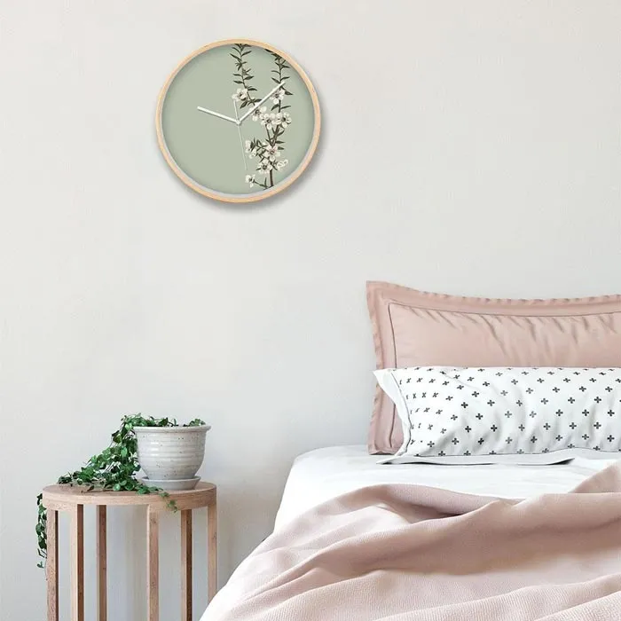 Vintage Botanical Manuka Clock (32cm)