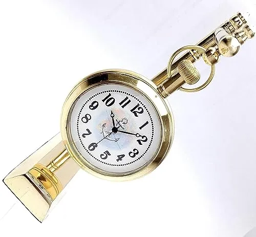 Vintage Brass Desk Clock