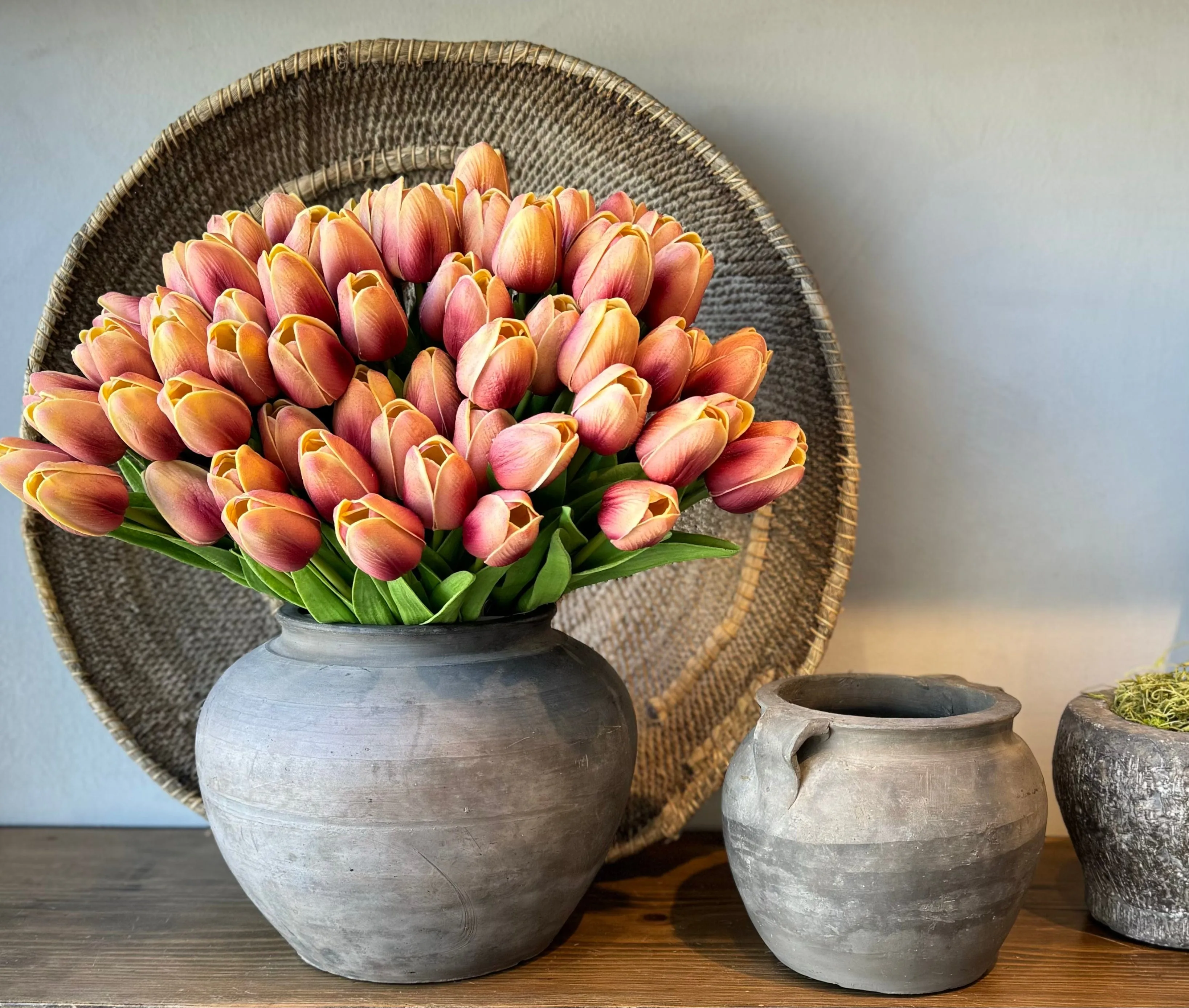 Vintage Clay Pot with Handles
