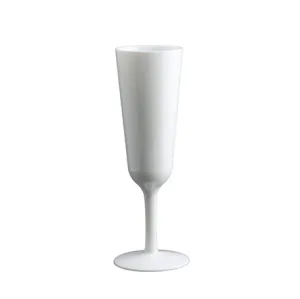White Outdoor Champagne Flute