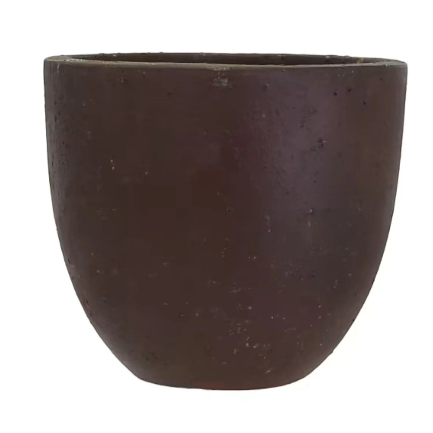 Woodlodge 45cm Brown Bourneo Thai Glazed Pot
